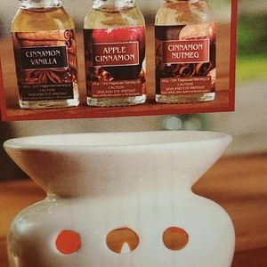 Oil warmer gift set